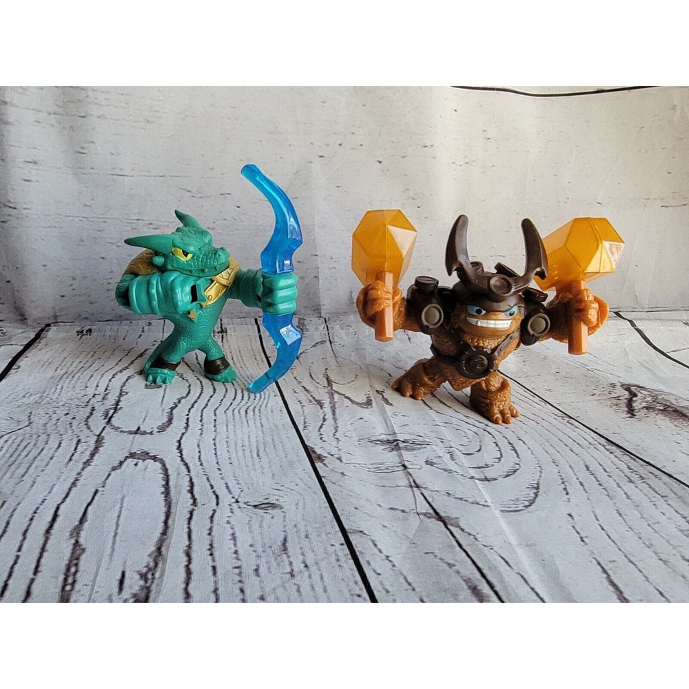 2015 Snap Shot 3" McDonald's Action Figure #1 & 5 Skylanders Trap Team